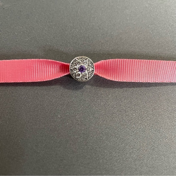 Pandora Forget Me Not Charm Sterling Silver 925 - Picture 3 of 8